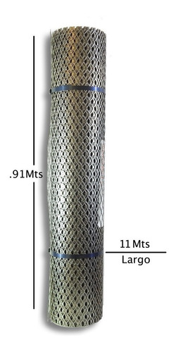 Parr Lámina Metal Desplegado Acero Carbón Cal20, 0.91x11mt.