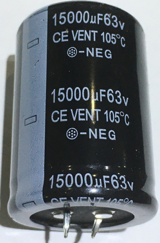 15000uf 63v  Capacitor Electrolitico 105°