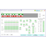 Estudio Numerológico 7 Mod. 3 Mistisoft Software Numerología