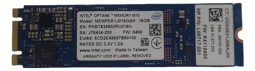 Disco Solido Ssd Nvme Intel Optane 16 Gb M.2 (no Funciona)