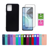 Case Capa Capinha + Película 3d Para Motorola Moto G13 / G23