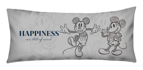 Almohada Súper Jumbo Mickey Disney 100 Color Gris