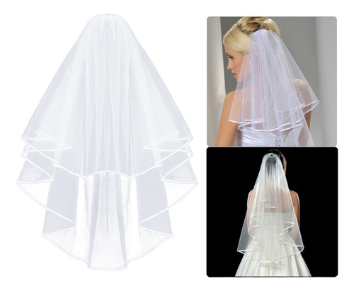 Velo Mantilla De Novia Para Primera Comunión Y Boda