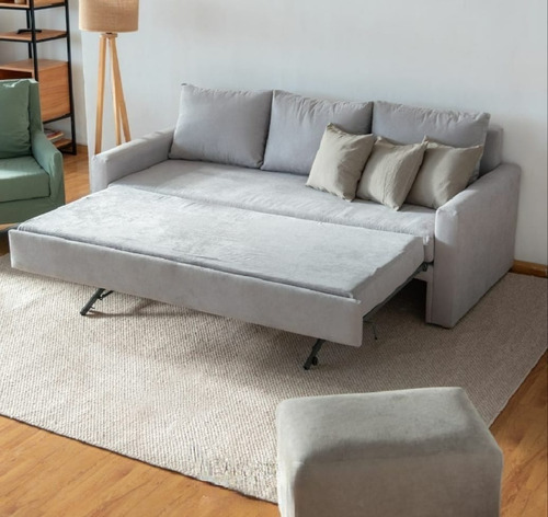 Sillon Sofa Divan Cama 1 O 2 Plazas + Carro Colchon Incluido