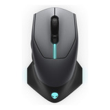 Mouse Inalámbrico Alienware Aw610m, 2 En 1, 16000dpi, Negro