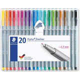 Rotuladores Staedtler Triplus® Fineliner 20 Colores 