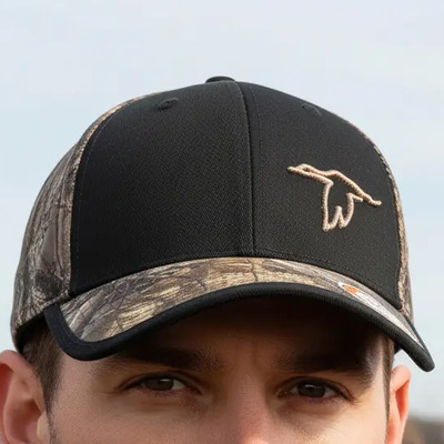 Gorra Pintail Realtree Peak And Back Ajustable Negro\u002Fcamo Unitalla | Meses sin interés