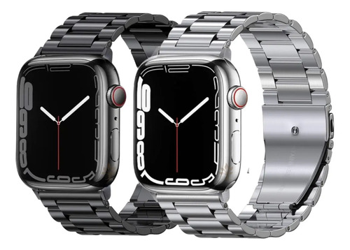 Pulseira Compatível Apple Watch Metálica 38 40 41 42 44 45mm | MercadoLivre