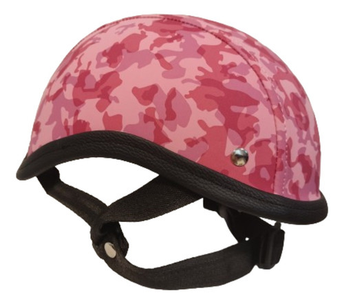 Casco Tipo Chopper Camuflajeado  