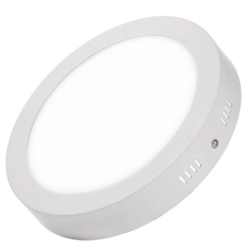 Spot Led Plafon Superficial 18w Blanco Cálido Redondo