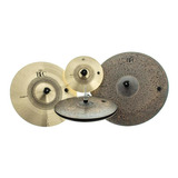 Kit De Pratos Bfc Brazilian Finest Cymbals Kit3 Com Hihat 1