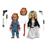 Chucky And Tiffany 2 Pack - Bride Of Chucky 8 Clothed - Neca