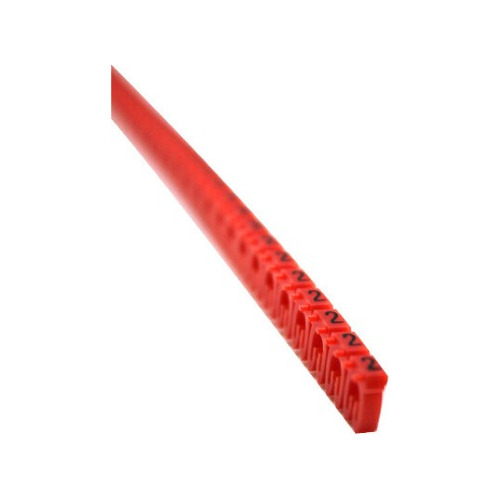 Marca Cable Nº 2 Rojo (0.5 1.5 Mm2) 30un