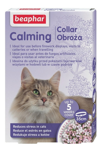 Beaphar Calming Collar Calmante Reductor De Estrés Para Gato