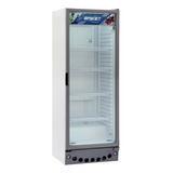 Heladera Exhibidora Vertical Briket Master 4200 392 l 1  Puerta Blanca 655 Mm De Ancho 220v