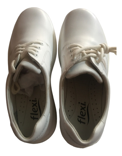 Zapato Blanco Flexi 63201 Talla 5