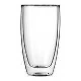 Vaso Doble Vidrio Borosilicato 450 Ml Frio Calor X Unidad