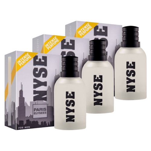 Kit Com 3 Perfumes Paris Elysees Nyse 100ml Masc. Para Homem