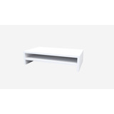 Base Suporte Monitor 70x30x15 Mdf 15mm Branco