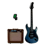 Guitarra Tagima Sixmart Mdsv Amp E Afinador Oferta