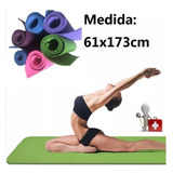 Colchonete Tapete Esteira Yoga Pilates Ginástica 61x173cm 