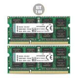 Kit Memorias Notebook Kingston Ddr3 (2x8gb)=16gb Pc3 1.5v 