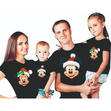 Camisetas Navidad Minnie Mickey Mouse Navideño Familia X3und