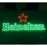 Letreiro Neon Led, Luminoso, Acrílico, Bar - Heineken