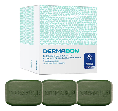 Dermabon Jabon Corporal De Psoriasis De Alquitran De Carbon