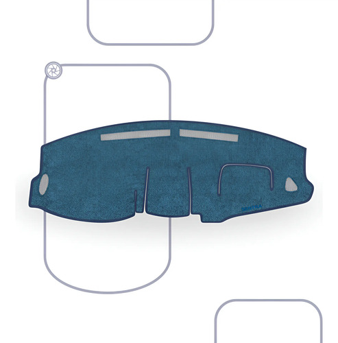 Cubretablero Bordado Para Nissan Sentra Con Corte 2004