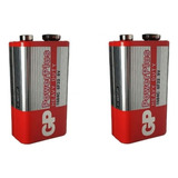2 Unidades Bateria Pilha 9 Volts Peak Power Sensor Presença