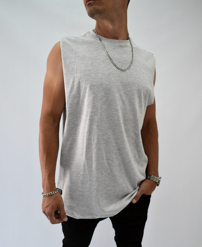 Musculosa Hombre Basica Slim Fit Elastizada Bond