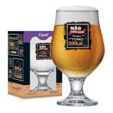 Taça Beer Master For You Frases Cerveja E Chopp Ruvolo Cor Transparente