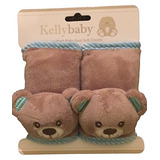 Kellybaby 2 Pack Baby Seatbelt Cover Blue Bear.