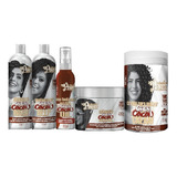 Soul Power Coco E Cacau Kit Sham+cond+óleo+masc+creme 800g