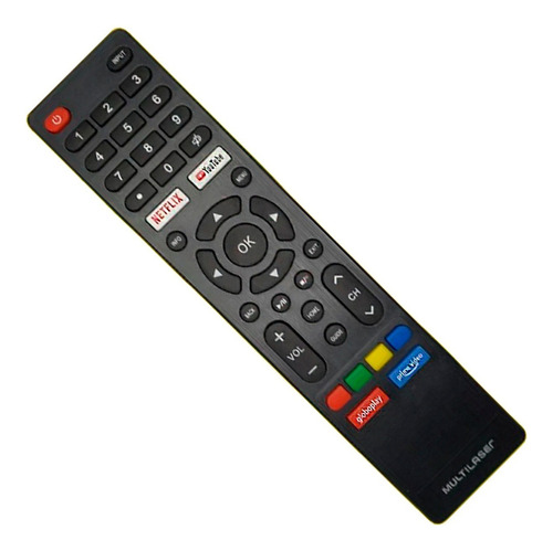 Controle Compatível Tv Multilaser Smart 32 E 43 Polegadas