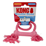 Brinquedo Para Cachorro Kong Puppy Goodie Bone Com Corda Pp