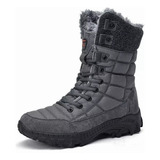 Zapatos De Senderismo Al Aire Libre Para Hombre Nieve Gruesa