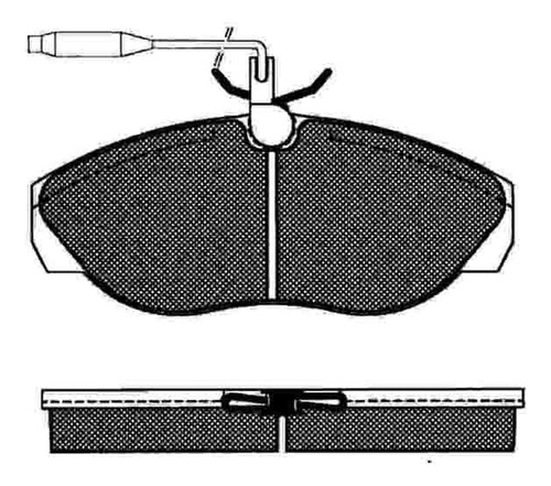 Pastillas Freno Para Fiat Ducato 95/96 Delantera Marca Share Foto 2