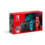 Console Nintendo Switch V2 - Azul Neon E Vermelho Neon