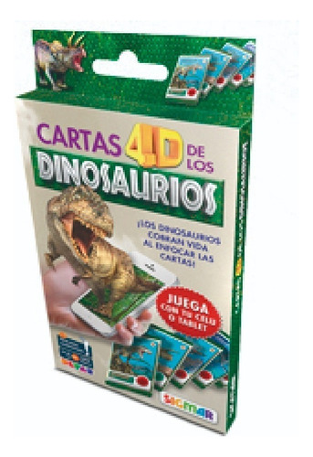 Cartas 4d Dinosaurios Realidad Aumentada Juego Niño C