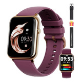 1.69'' Reloj Inteligente Smartwatch Mujer Con Impermeable