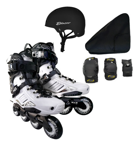 Patines Freeskate B2 Ergonomco +protecciones +casco +mochila