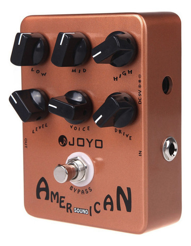 Amplificador De Guitarra Joyo Jf-14 American Sound, Pedal De Efectos Simulados, Color Marrón
