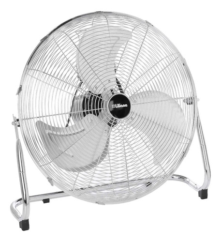 Ventilador Turbo Liliana Plateado 22´´ Con 3 Velocidades