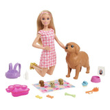 Barbie Cachorrinho Pets Filhotes Recém Nascidos Mattel Hck75