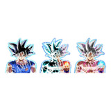 Sticker 3d Movimiento Anime Dragon Ball Goku Saiyajin Blue