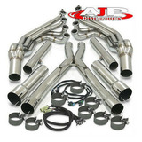 S/s Long Tube Headers Performance Manifold X-pipe For 2005