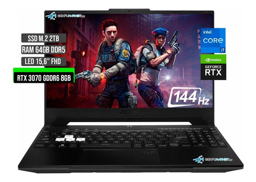 Asus Tuf Intel Core I7 Disco Ssd 2tb Ram 64gb Rtx 3070