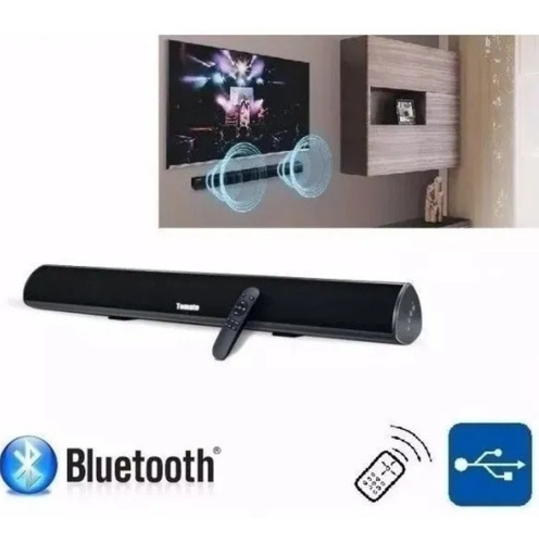 Soundbar Tomate Mts2016 Mini Bluetooth 60w Smart Tv Com Nf